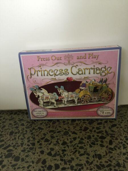 Princess Carriage pop out and play