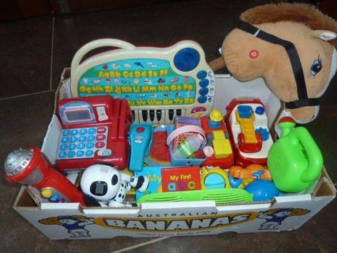 Box of 16 Toddler Toys