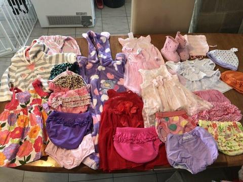 26 items Size 00 baby girls clothes bulk lot