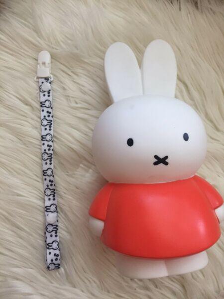 Miffy Dummy Pacifier Chain Clip Holder