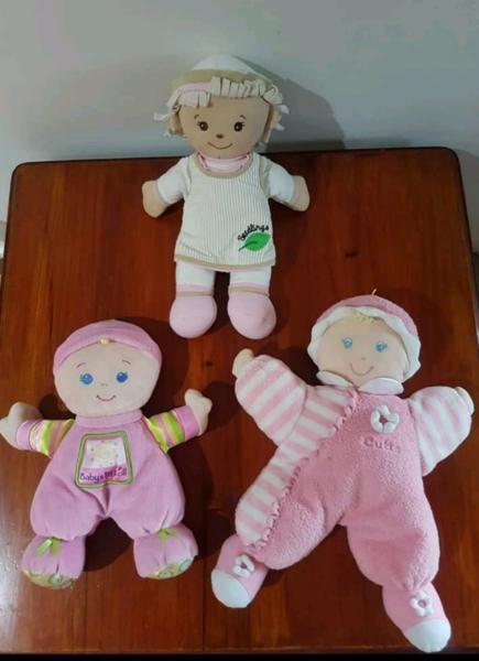 Baby first soft dolls x3