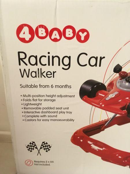 4baby racing car baby walker