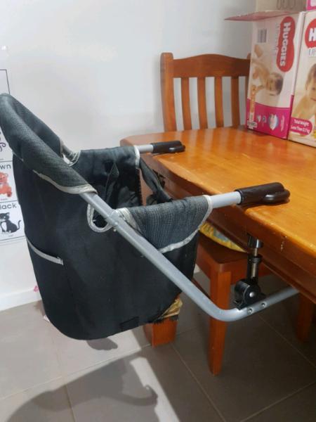 Baby toddler portable high chair, Infasecure $5