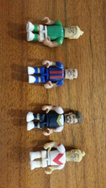 Lego Rugby Player Mini Figures Lee, Smith, Tamou and De Belin