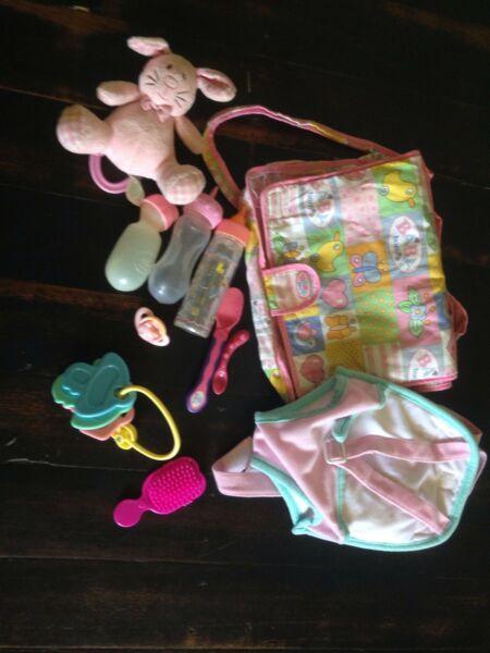 Baby doll and accessories