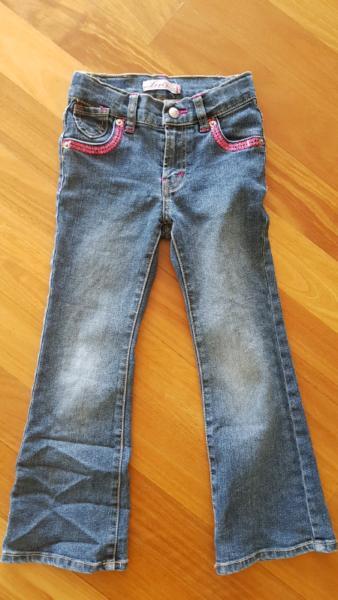 Levi's Girls Jeans Size 6 Sequin detail