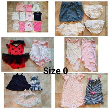 Size 0 Girls Summer Clothes x 24