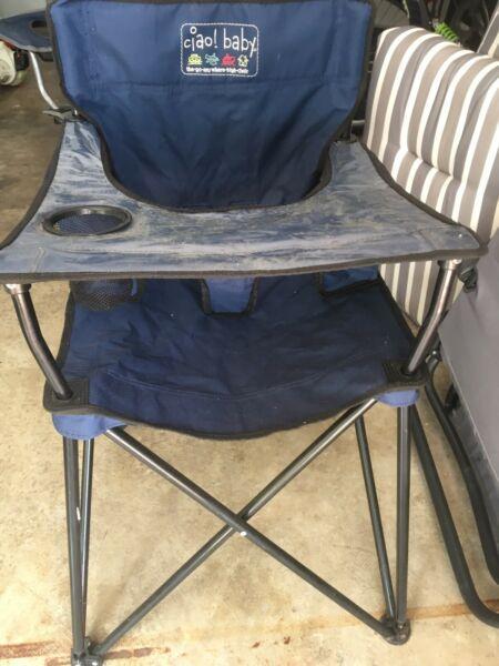 Fold up Camping high chair