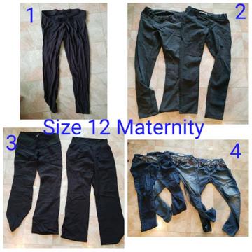 Maternity Pants Bundle Size 12