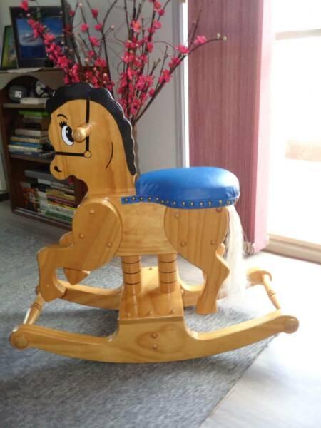ROCKING HORSE MADE BY TOY FACTORY MEDUIM SIZE (HAND MADE )
