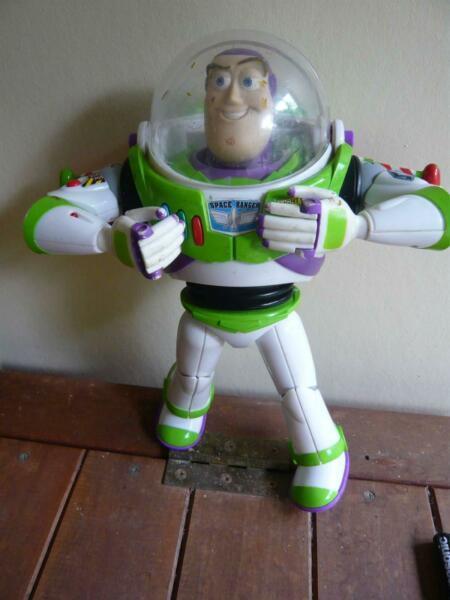 Talking Buzz Lightyear toy with moveable arms & legs