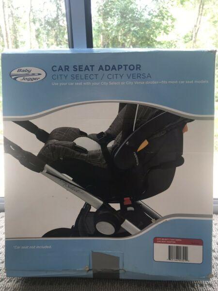 Baby Jogger car seat adapter city select/ city versa
