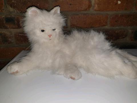Fur Real Friends White Cat Great Condition