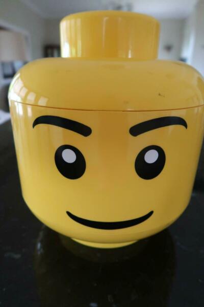 Large LEGO head storage