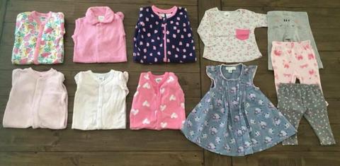 Bundle of Girls Clothes - Three NEW - Size 000 (0-3 months)