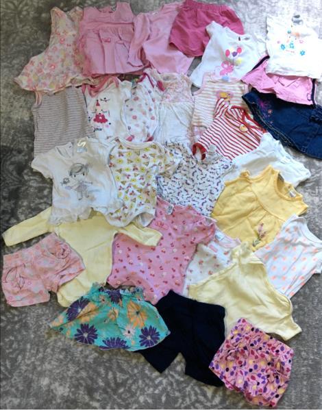 Baby Girls Clothes Size 00 Shirts, Skirts, Tops, Shorts, Suits