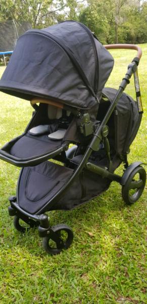 Steelcraft Strider Compact Deluxe Edition Stroller With Second Se