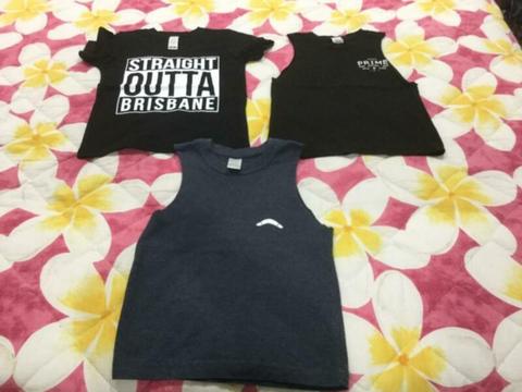 BOYS Summer T-Shirts & Singlets - Size 2 - THE LOT FOR $10