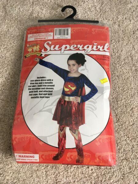 Supergirl costume 7-10 years old