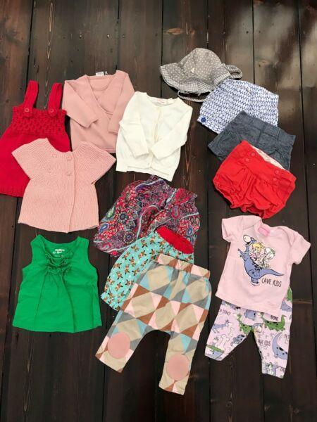 Designer baby clothing, 3-6mo, Girls, Some new. $3.80 PER ITEM