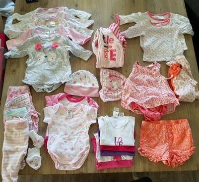 Size 000 baby girls clothes bundle