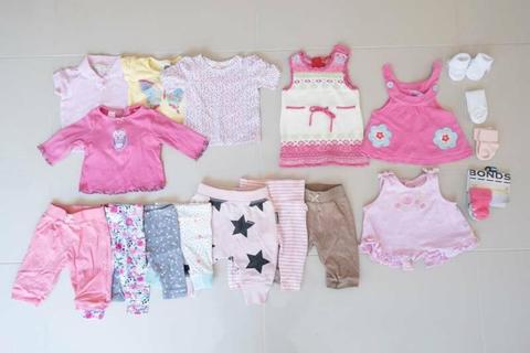 Baby clothing / size 000 / 14 items / very good cond