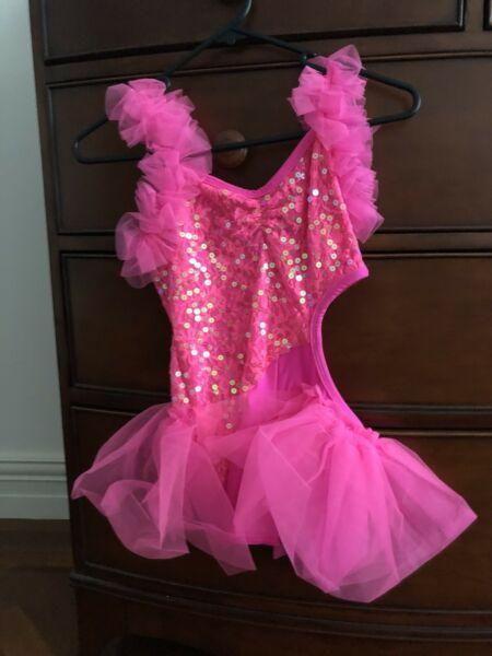 Hot Pink Dress Dance Costume