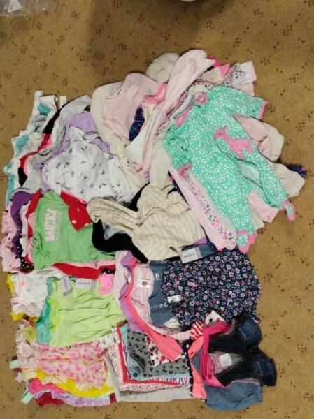 Baby girl clothing 60+ pieces, some BNWT!