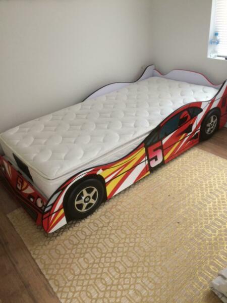 Car bed with mattress