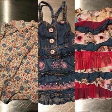 Designer Baby girl dress bundle (3-6months), 3 items