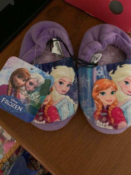 Frozen slippers baby size 6