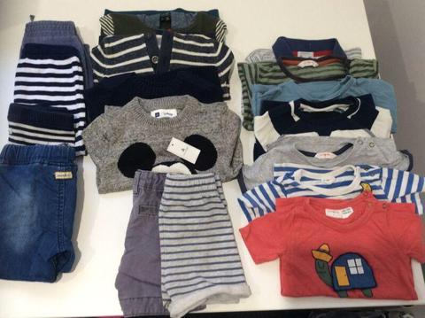 Toddlers boys clothes size 12 mths upward