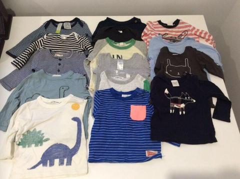 Toddler boys long sleeved T-shirt's 15 in parcel
