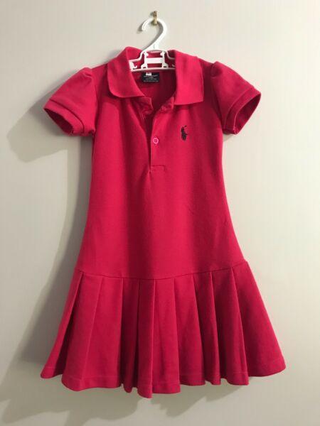 Polo sport pink dress approx size 4/5