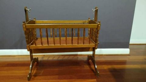 Baby swinging cot and baby chair