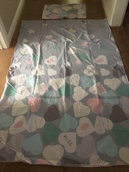 Girls Single Size Quilt Cover