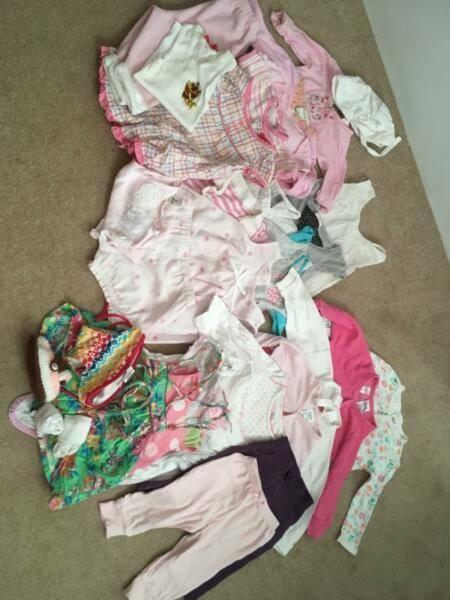 Baby girls size 00, 0 and 1 bundle - 31 items!