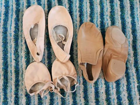 Ballet, Jazz and Contemporary shoes Size 6 adult