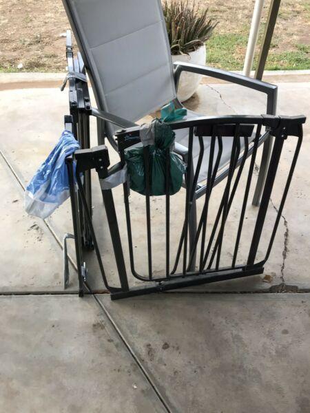 Baby gates x2 and baby fence with gate