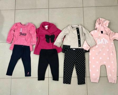 Baby winter clothing 12-18 months (juicy couture,gap etc)