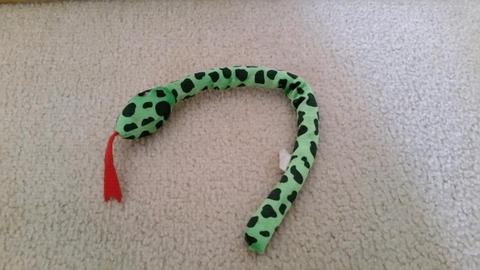 Toy soft toy snake