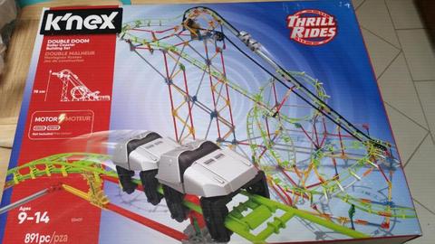 K'Nex 'Double Doom' Roller Coaster set