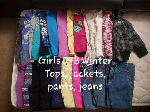 Girls massive bundle of sizes 7 and 8 clothing