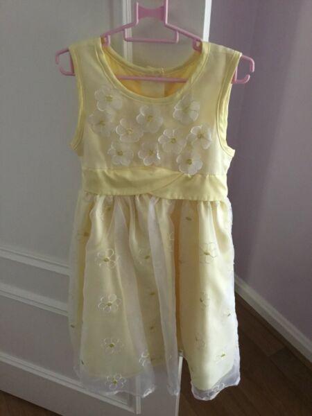 Girls Party Dress and Sandals