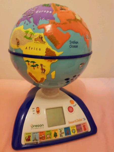 Interactive learning globe