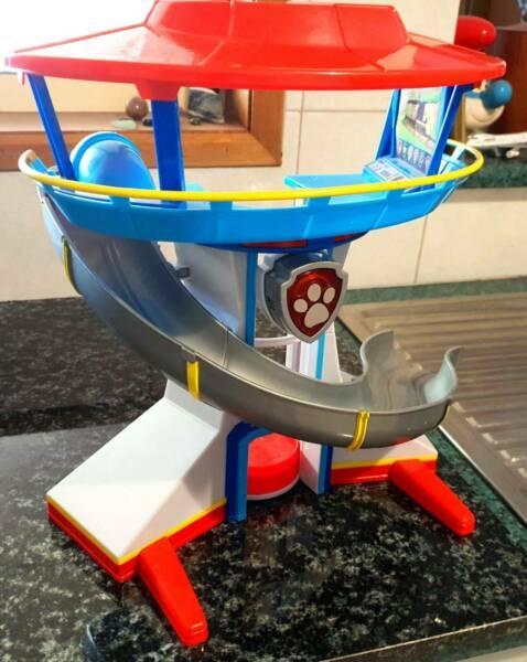 NICKELODEON PAW PATROL LOOKOUT TOWER SLIDE ELEVATOR SOUNDS EXC