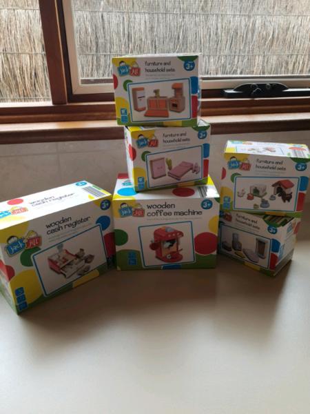 Sets of Aldi wooden toys