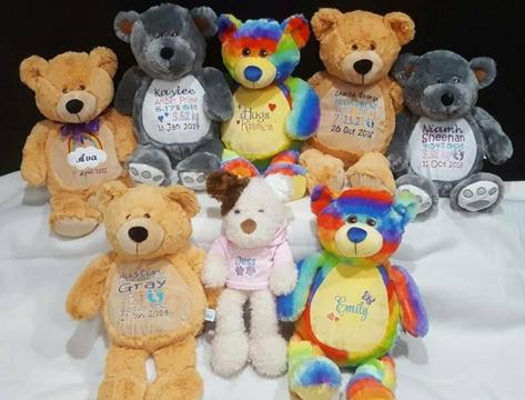 Personalised Plushies Teddy Bears