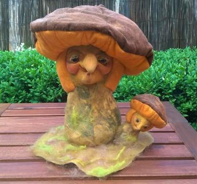 Soft Stuffed Fairy Toadstool Mushroom Toy