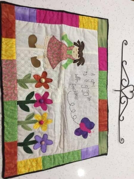 Quilted Childrens Wall Hangings
